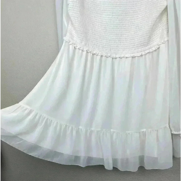 WILFRED Women's Large Tempest Mini Dress Light Birch NWT Bridal Bride Wedding - Picture 3 of 16